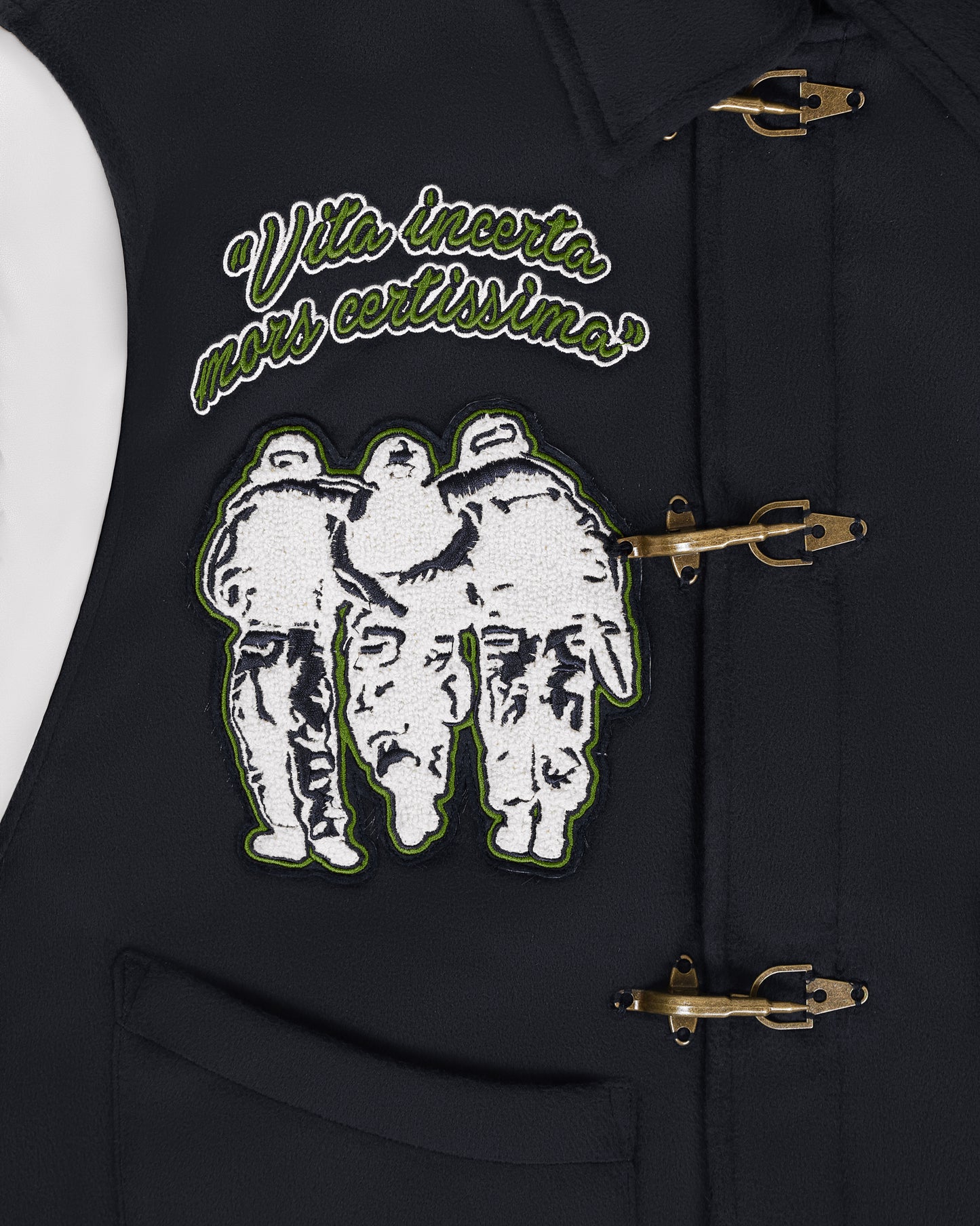 BLACK/GREEN NEVER LEFT VARSITY