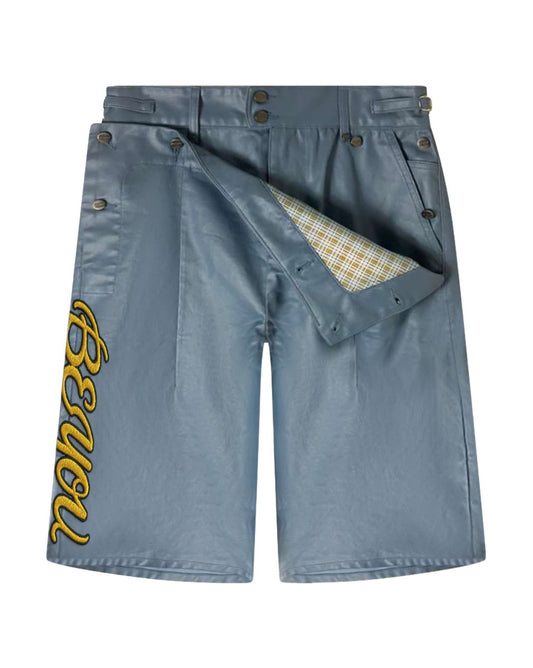 GRANNY’S BIB JORTS HONEY DIJON