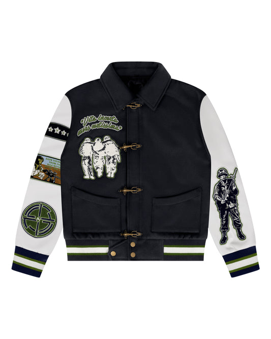 BLACK/GREEN NEVER LEFT VARSITY