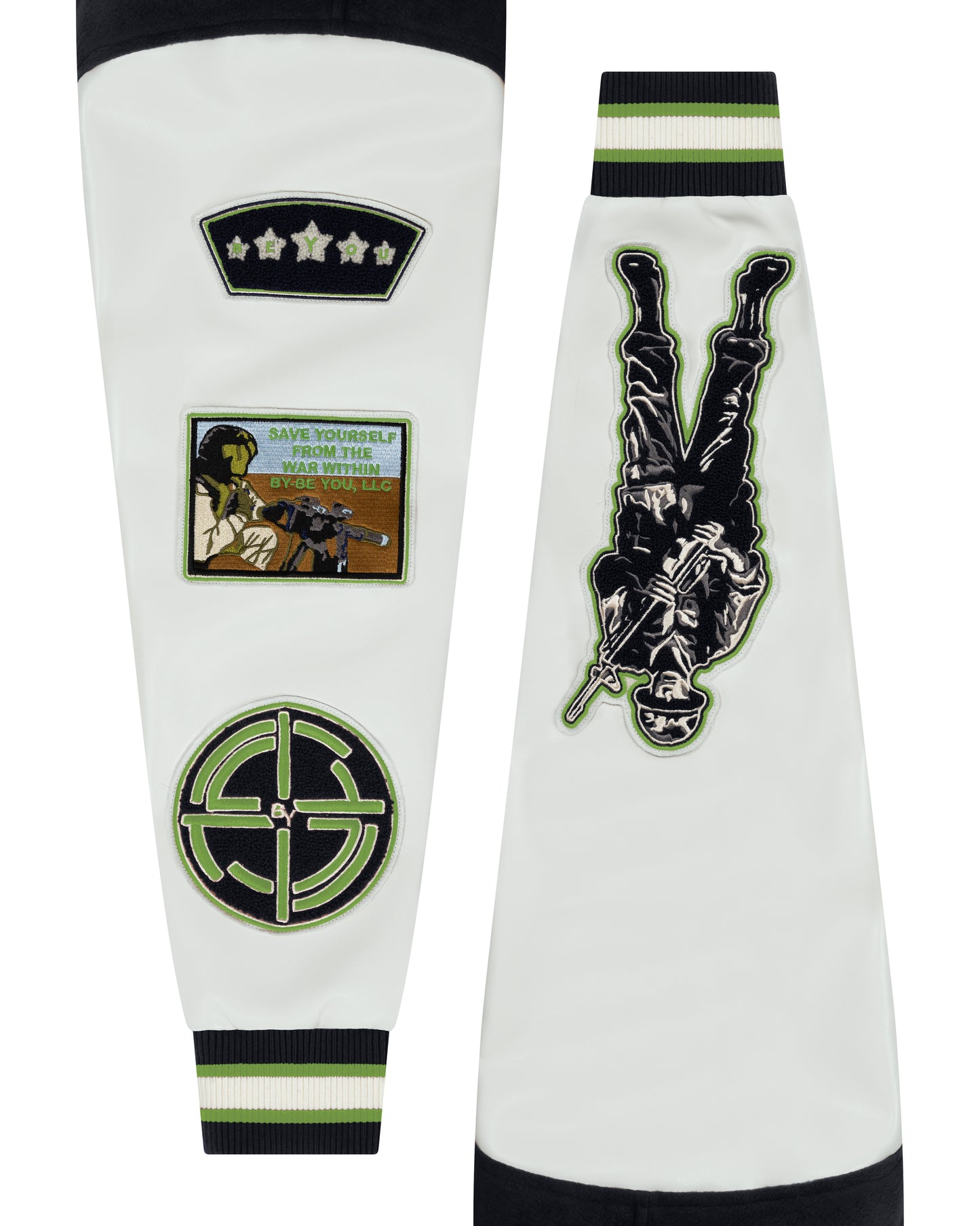 BLACK/GREEN NEVER LEFT VARSITY