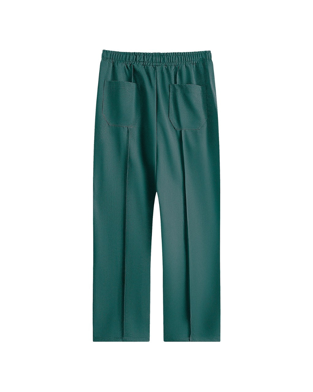 GREEN DOUBLE PLEATED MESH PANTS – BeYou