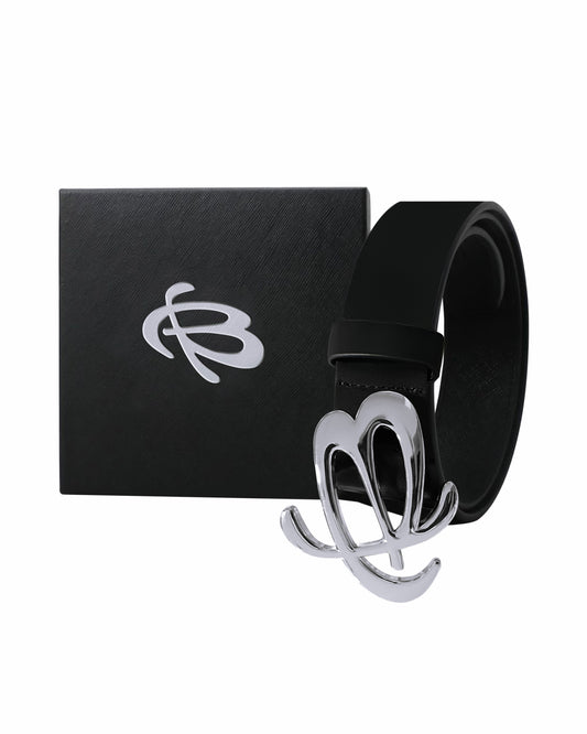 BLACK UNISON LOGO BELT
