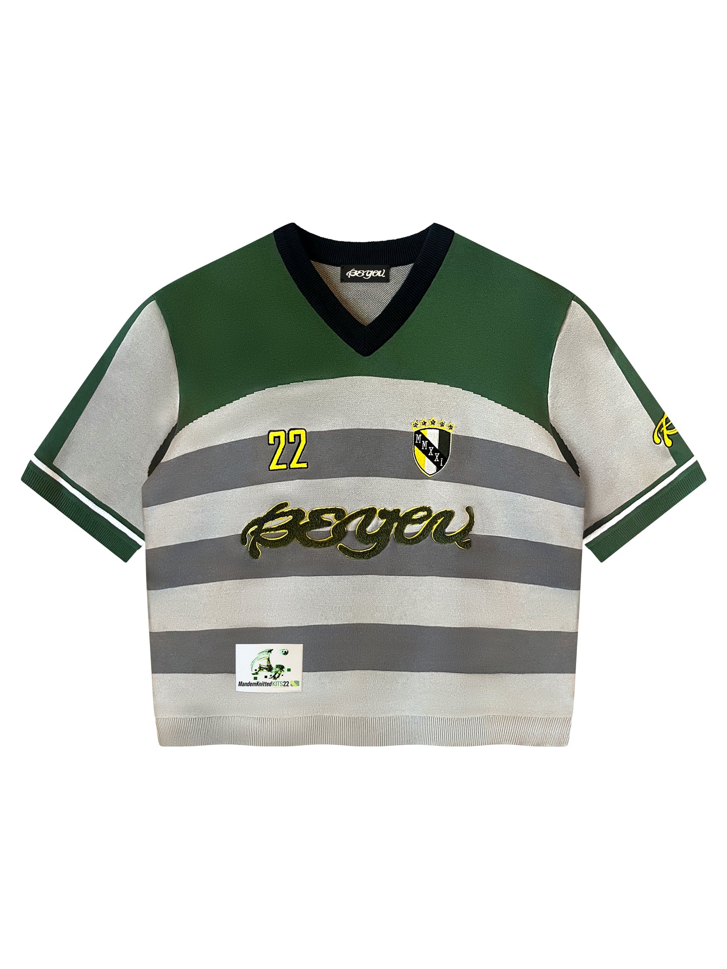GREEN/YELLOW MANDEM KNITTED KIT