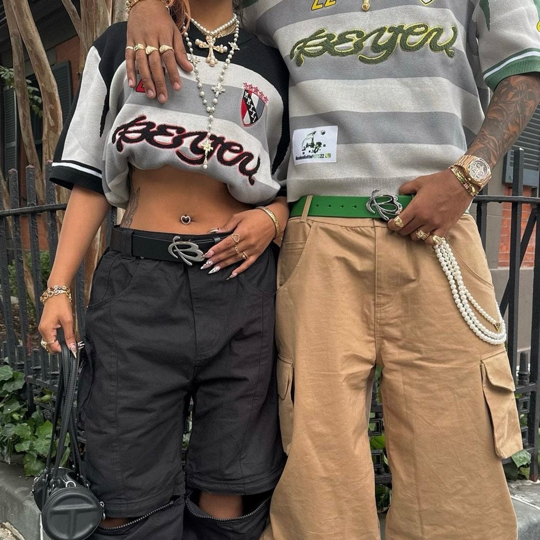 BLACK UNISON LOGO BELT