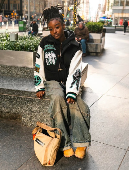 BLACK/GREEN NEVER LEFT VARSITY